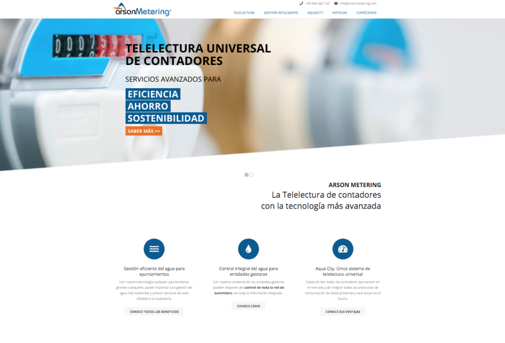 Nueva web Arson Metering