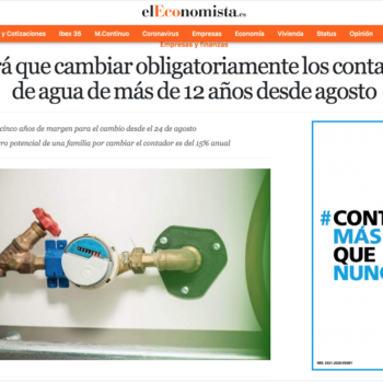 cambio obligatorio de contadores de agua