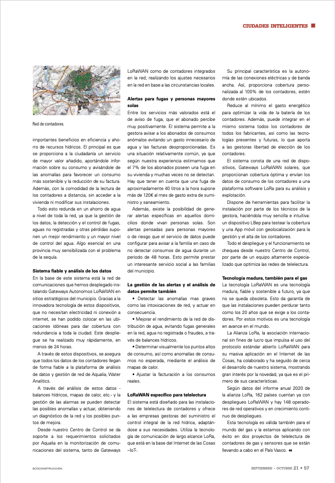 telelectura de contadores de agua Salamanca Ecoconstrucción