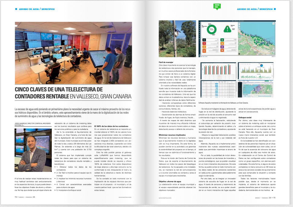 telelectura de contadores Ecoconstrucción